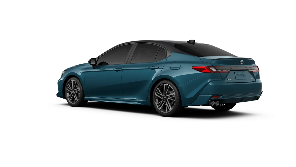 New 2026 Ocean Gem with Midnight Black Metallic roof Toyota XSE image 6