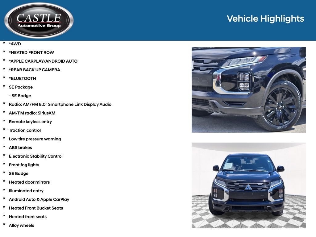 Used 2025 Black Mitsubishi 2.0 SE image 3
