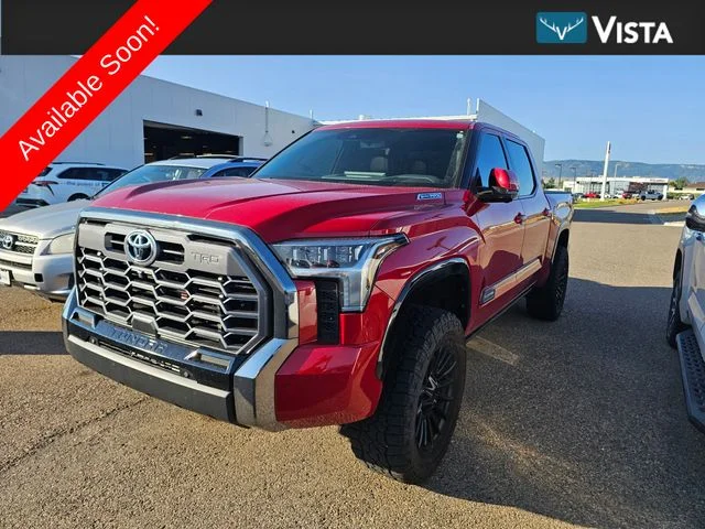 Used 2025 Red Toyota Platinum image 1