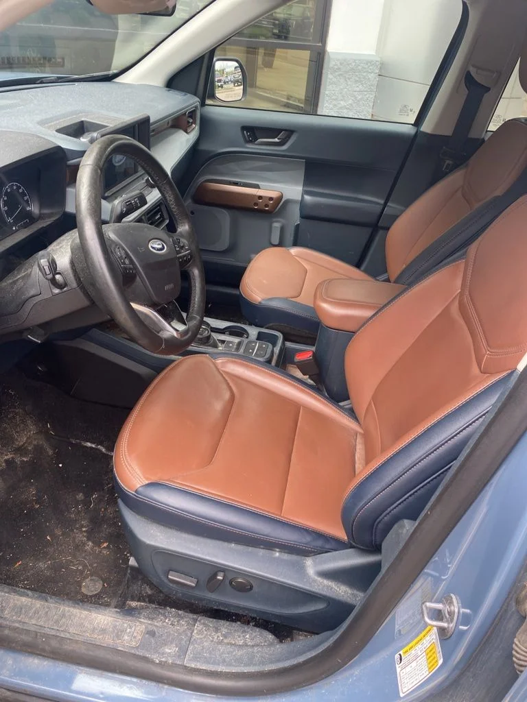 Used 2024 Azure Gray Metallic Tri-Coat Ford Lariat image 10