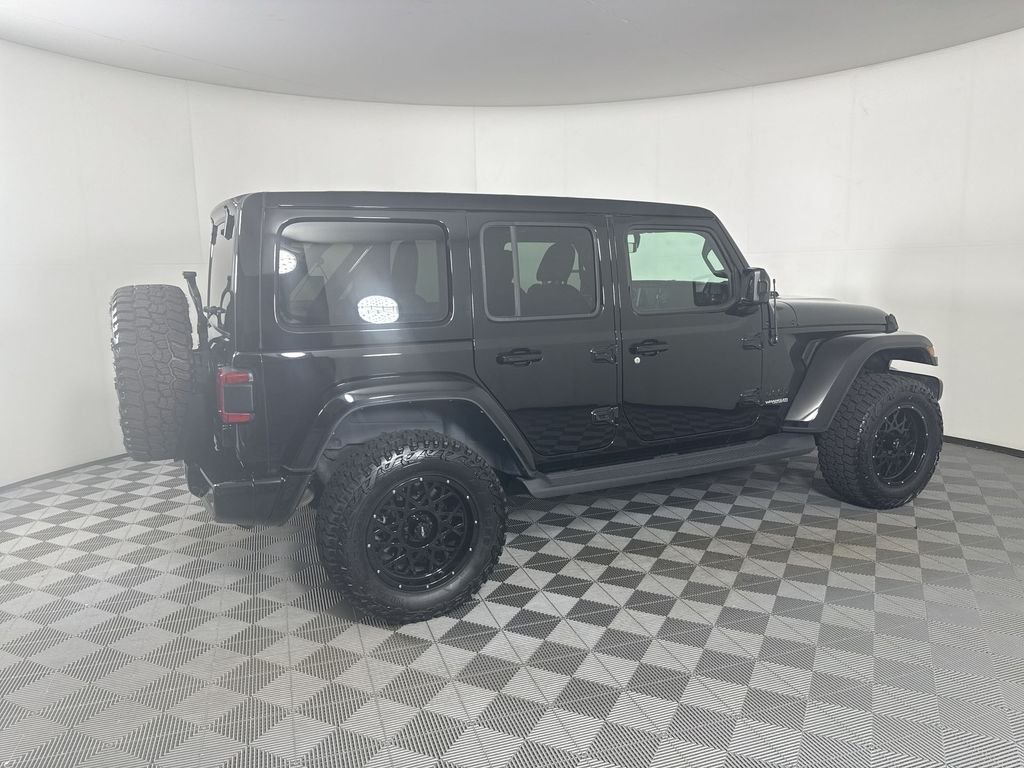 Used 2021 Black Jeep Unlimited Sahara High Altitude image 8