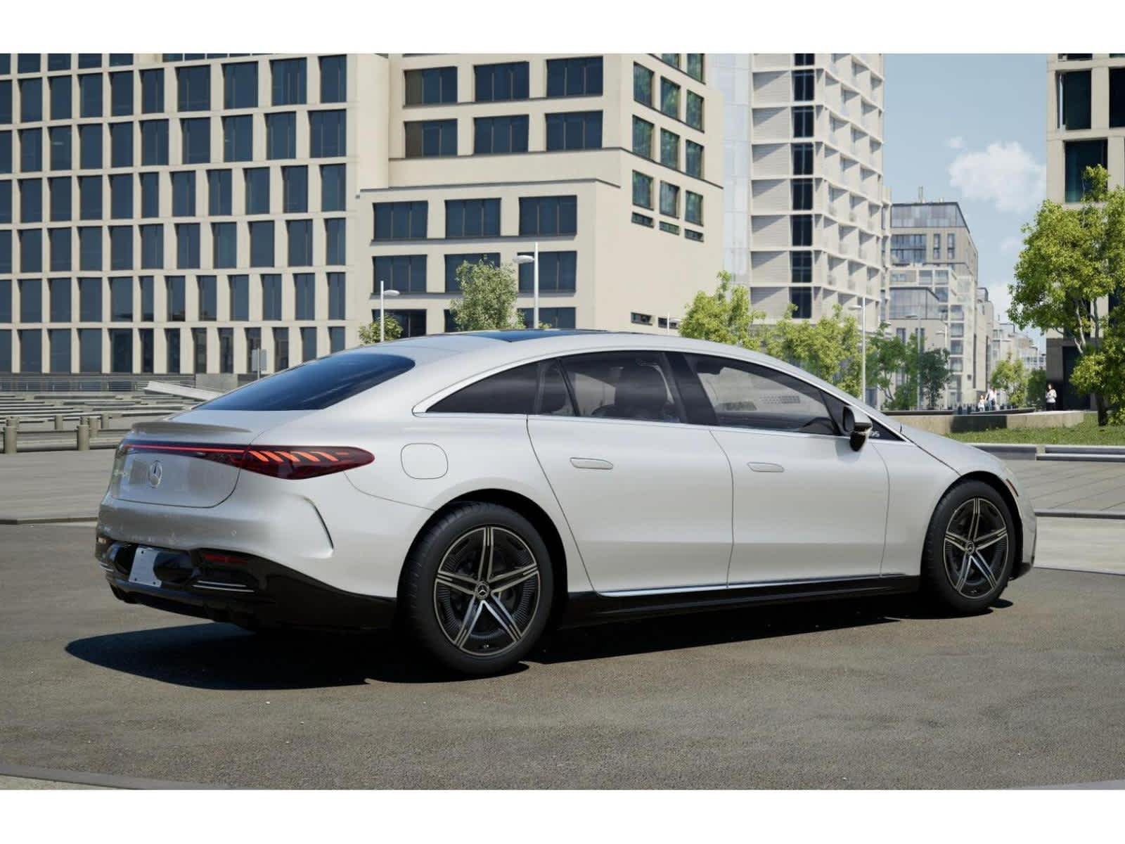 New 2026 MANUFAKTUR Moonlight White Metallic Mercedes-Benz EQS 450+ image 18