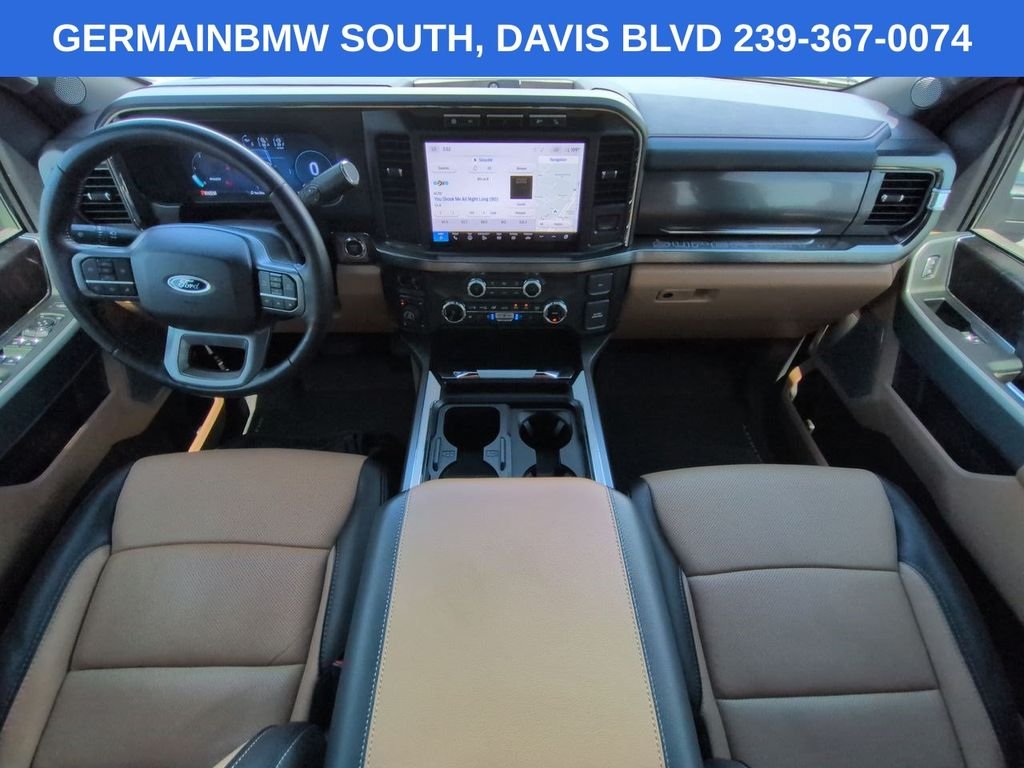Used 2024 White Metallic Ford Lariat image 17
