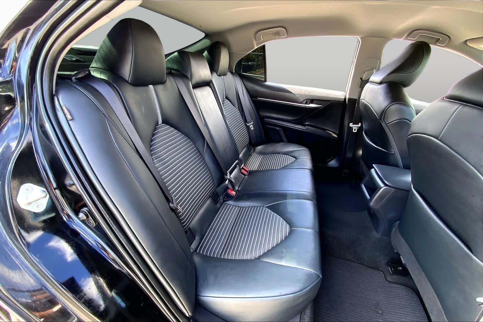 Used 2023 Midnight Black Metallic Toyota SE Nightshade image 19