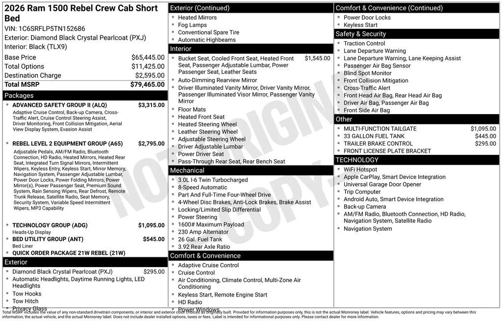 2026 RAM 1500 Rebel - Photo 55