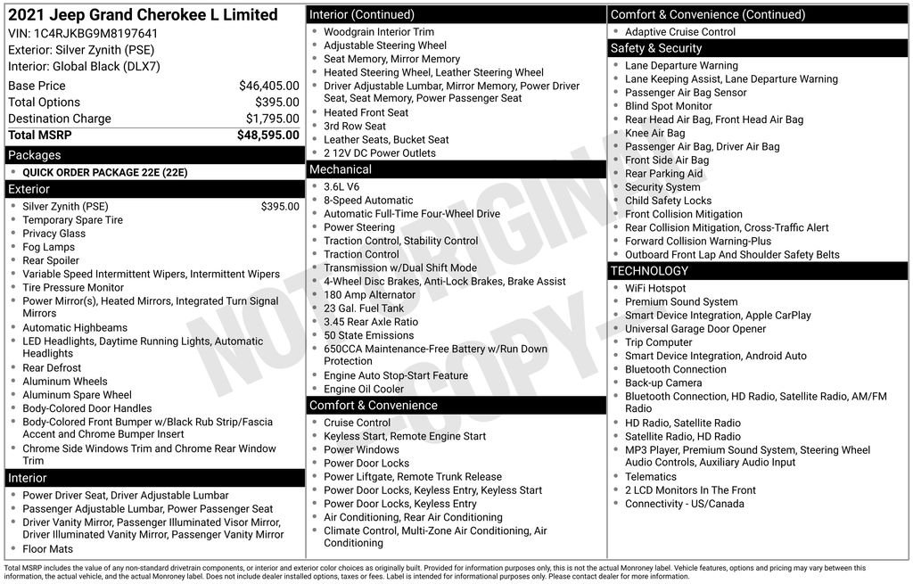 Used 2021 Silver Jeep Limited image 21