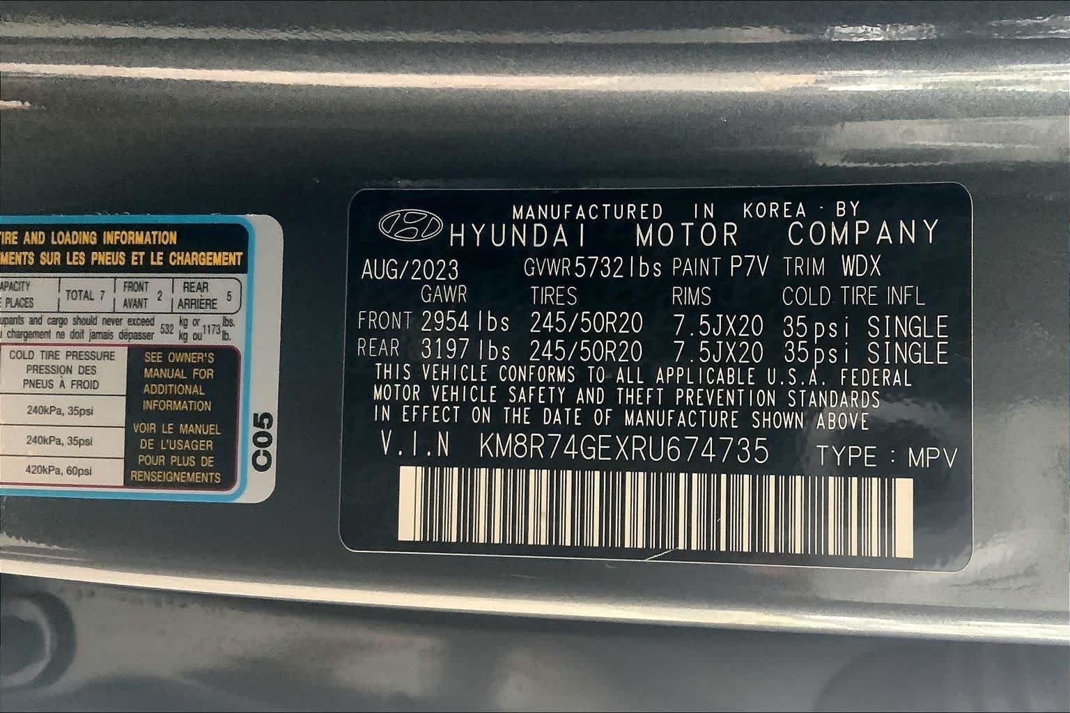 Used 2024 Steel Graphite Hyundai Calligraphy image 28