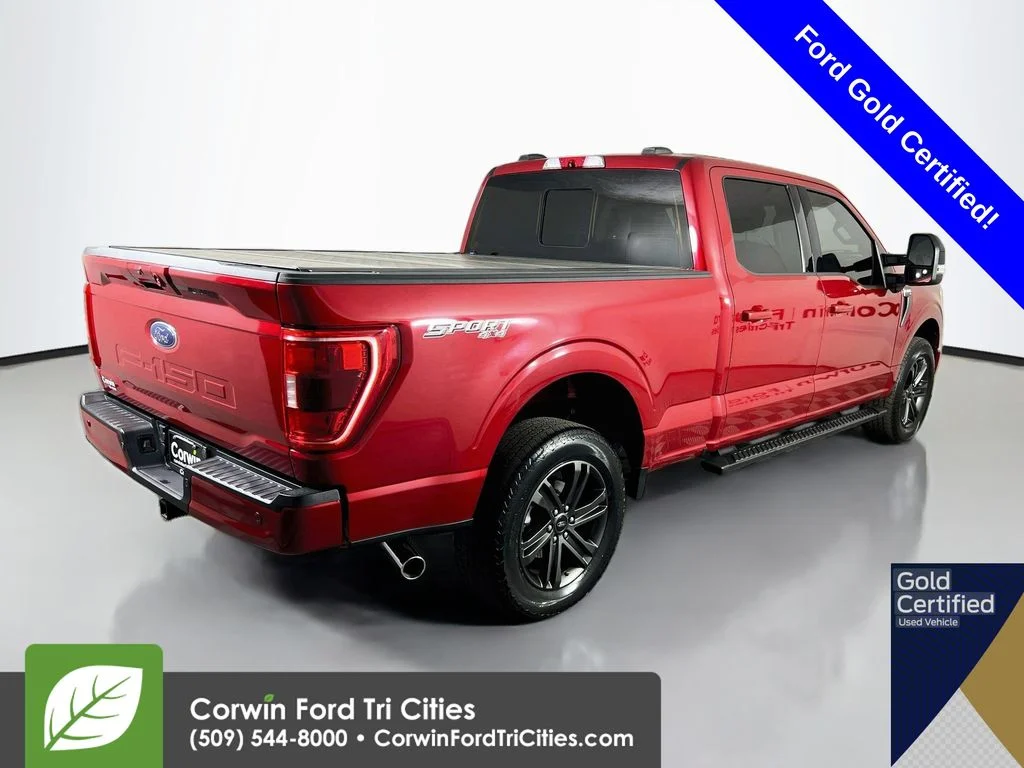 Used 2021 Rapid Red Metallic Tinted Clearcoat Ford XLT image 15
