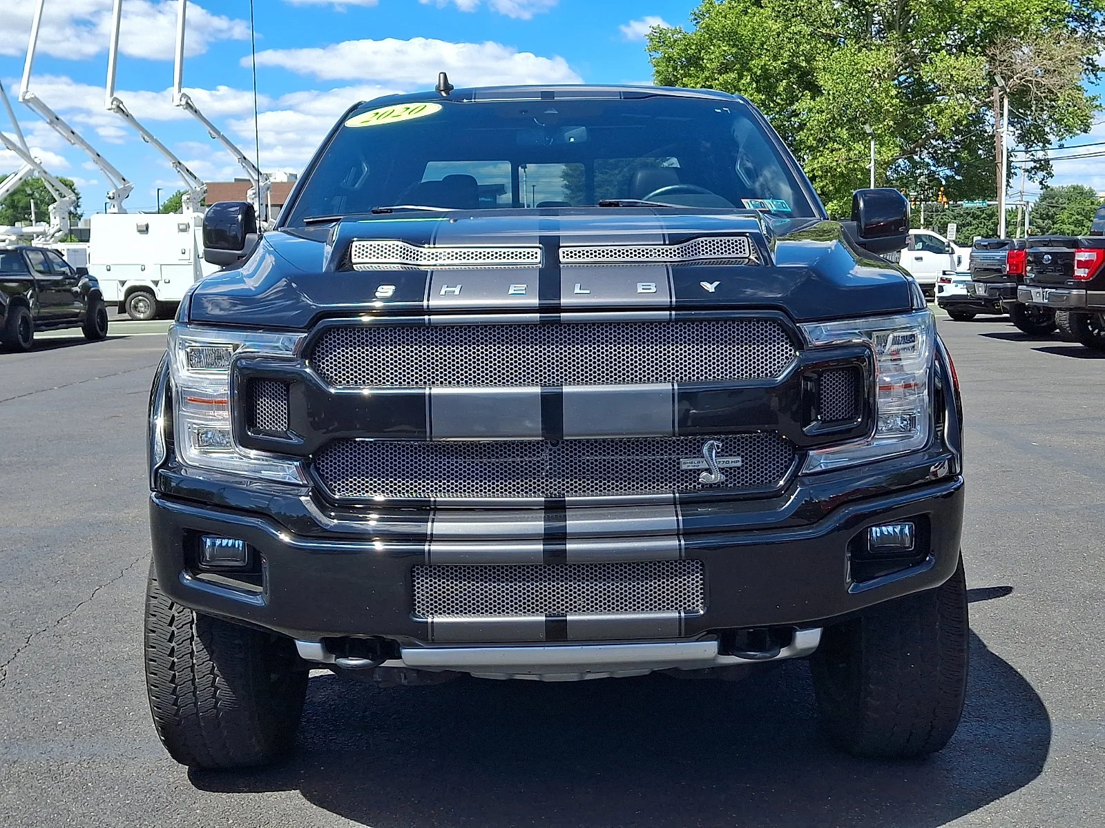 Used 2020 Agate Black Metallic Ford LARIAT image 3