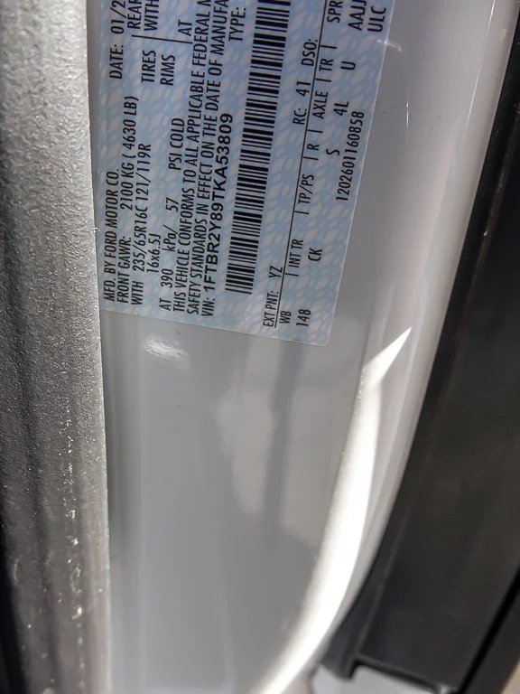 New 2026 Oxford White Ford T-250 148 Low Rf image 33