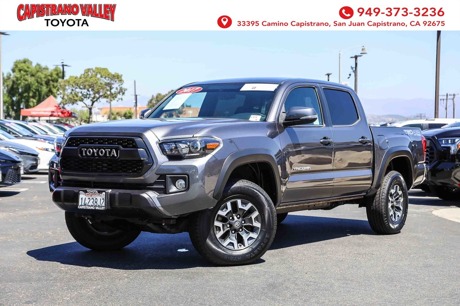 Certified Used 2017 Magnetic Gray Metallic Toyota TRD Off-Road image 1