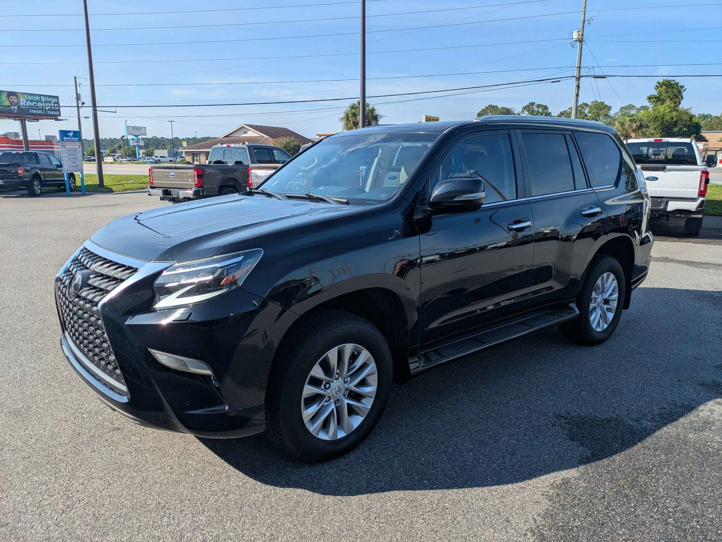 Used 2021 Black Onyx Lexus Premium Pkg w/Leather, Moonroof, Safety + System, & 3rd Row Seat image 8