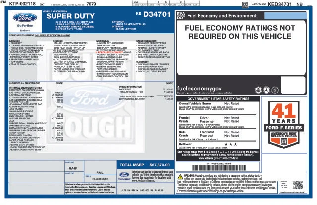 Used 2019 Silver Ford Lariat image 12