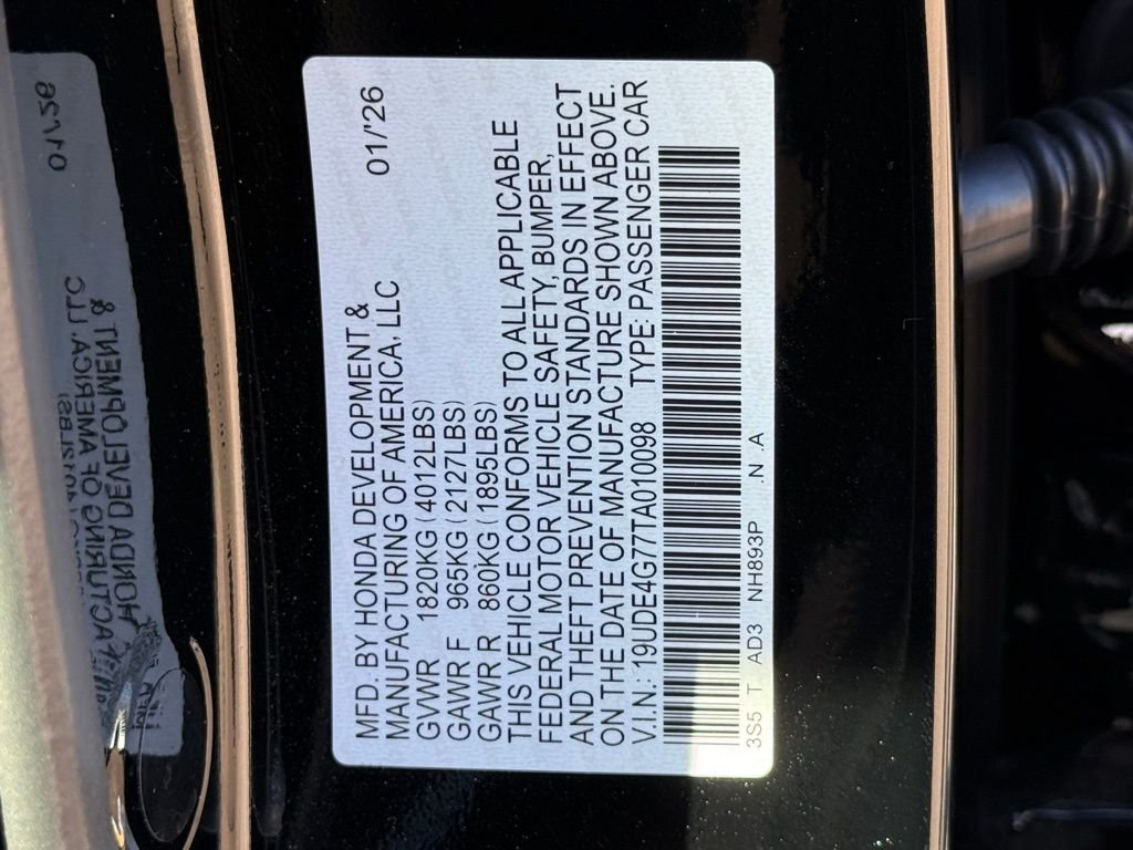 New 2026 Majestic Black Pearl Acura A-Spec Tech Package image 27