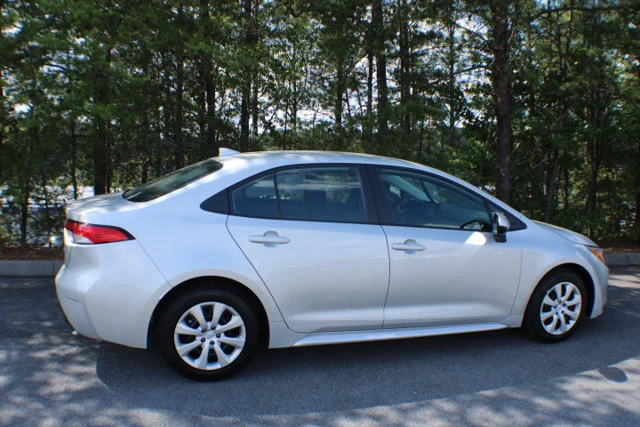 Used 2024 Classic Silver Metallic Toyota LE image 2