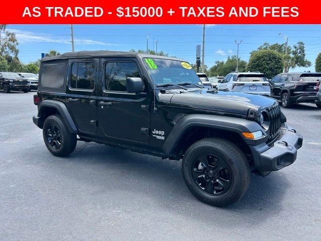 2018 Jeep Wrangler Unlimited Sport S