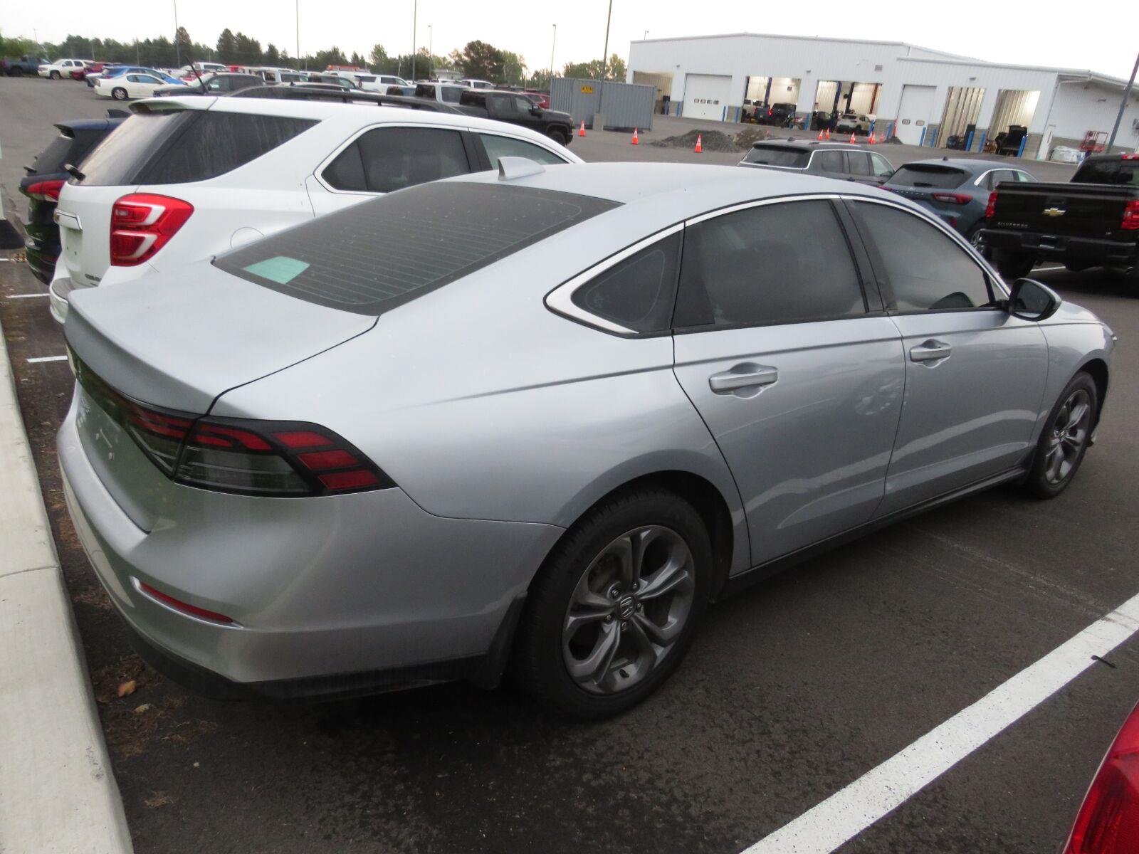 Used 2024 Solar Silver Metallic Honda EX image 11