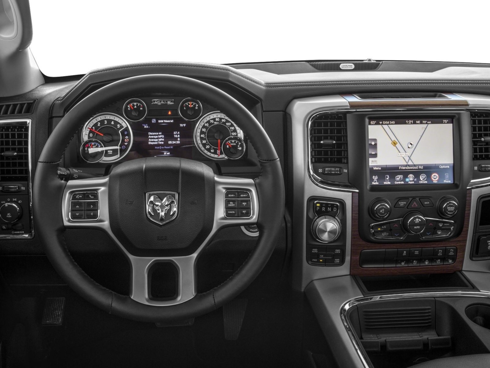 Used 2016 Granite Crystal Metallic Clearcoat Ram Laramie image 7