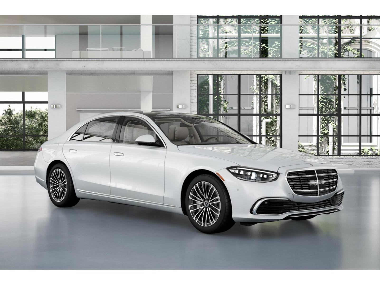 New 2026 MANUFAKTUR Moonlight White Metallic Mercedes-Benz S 580 4MATIC® Sedan image 11