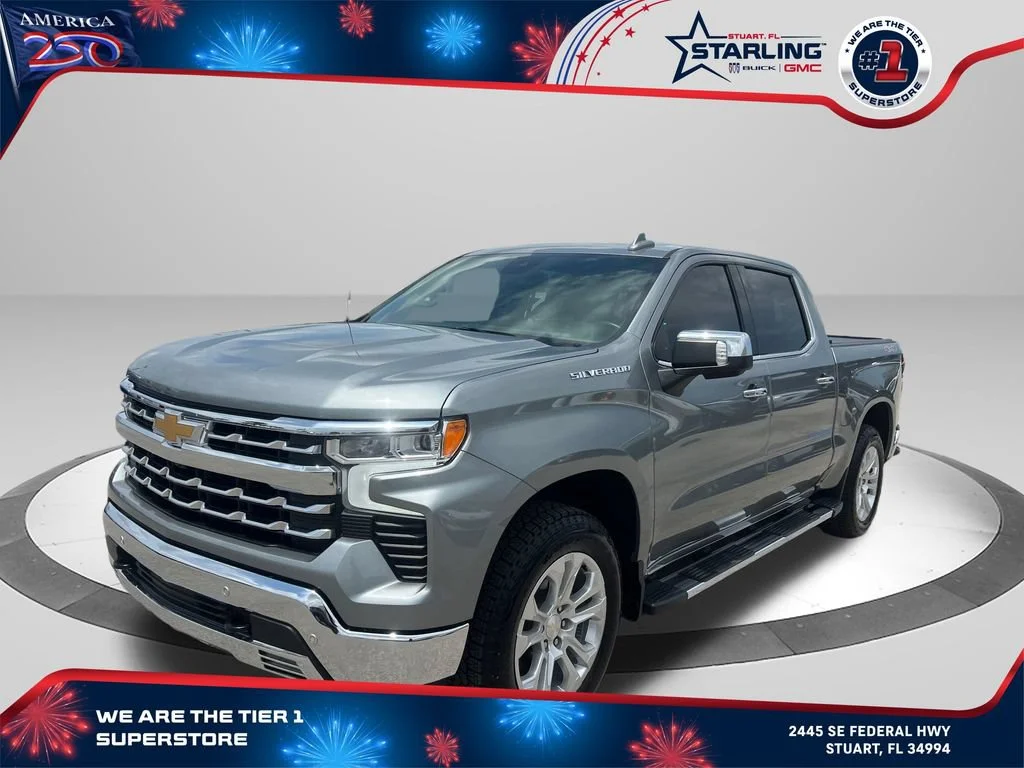 Used 2024 Sterling Gray Metallic Chevrolet LTZ image 1