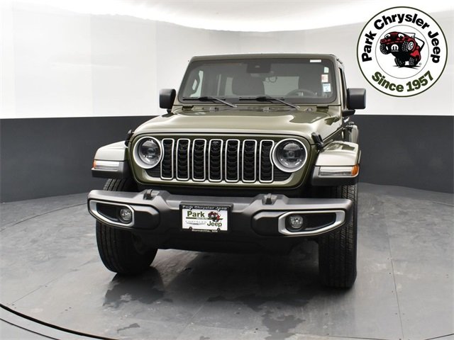 Used 2024 Jeep Wrangler 4-Door Sahara with VIN 1C4PJXEG6RW232977 for sale in Burnsville, Minnesota