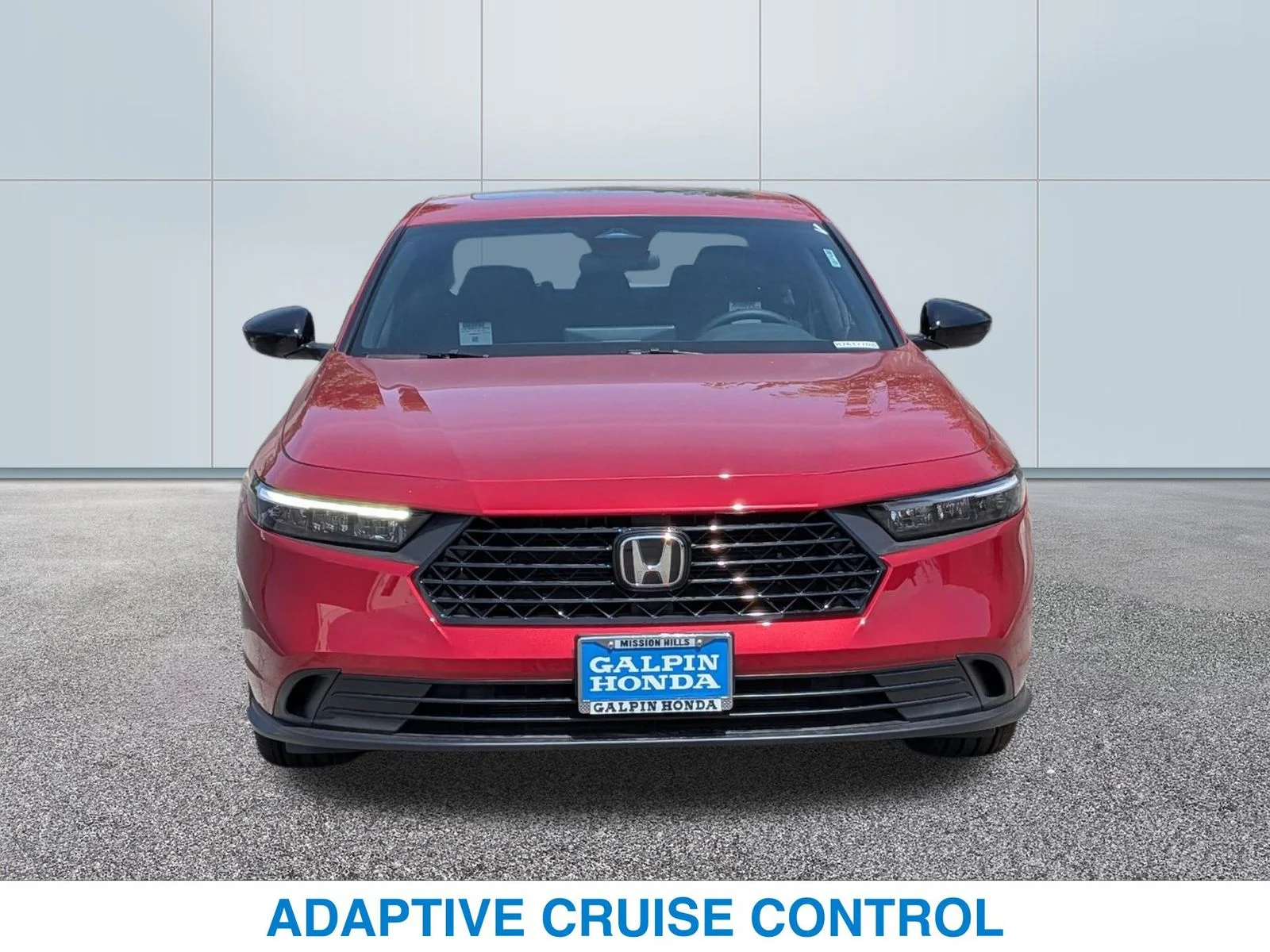 New 2026 Radiant Red Metallic Honda Sport Hybrid image 3