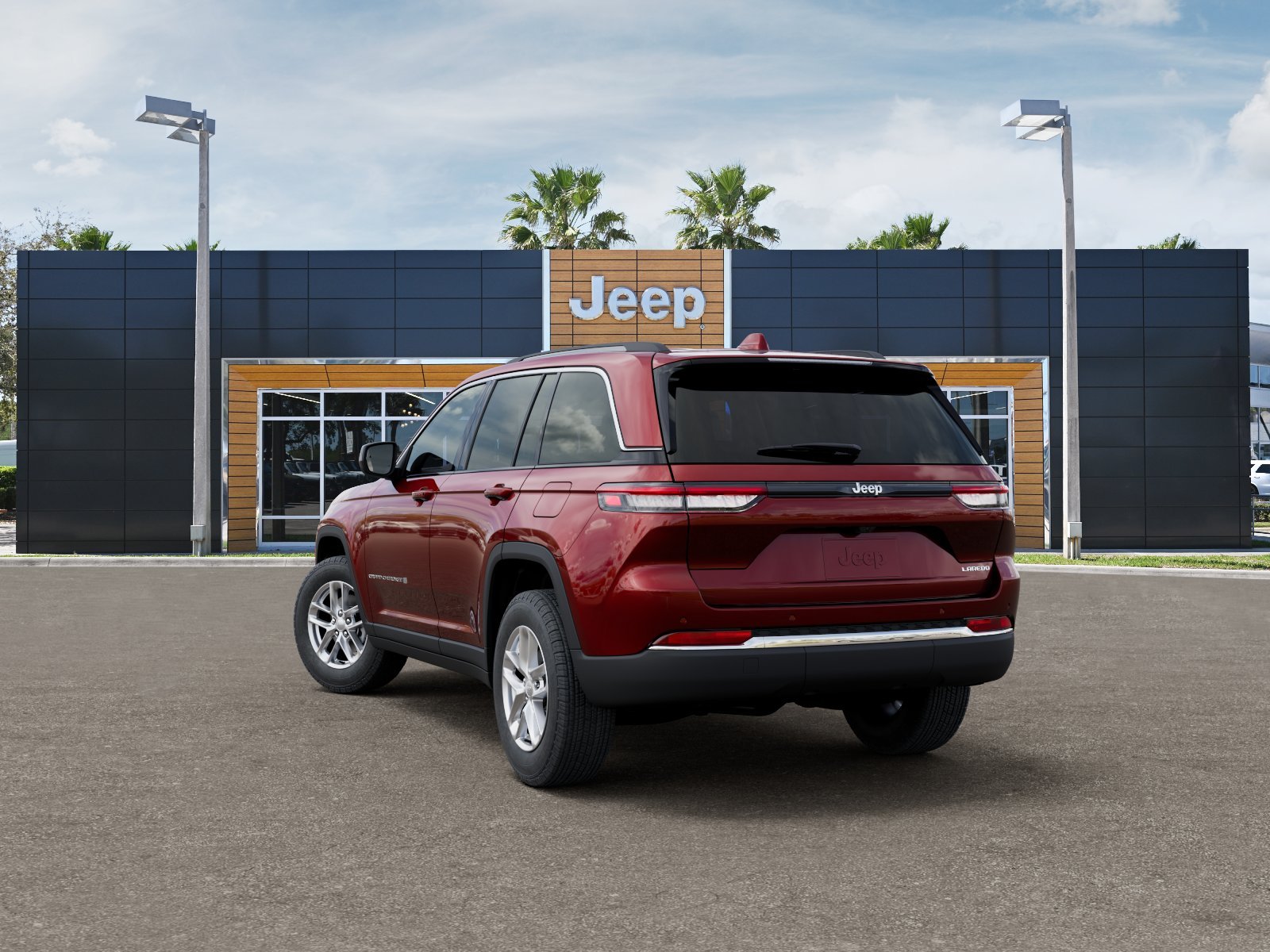 New 2026 Velvet Red Pearl-Coat Exterior Paint Jeep Laredo image 3