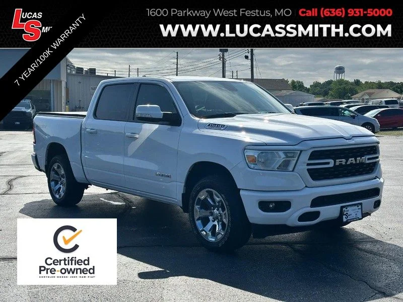 Certified Used 2022 White Ram Big Horn/Lone Star image 1