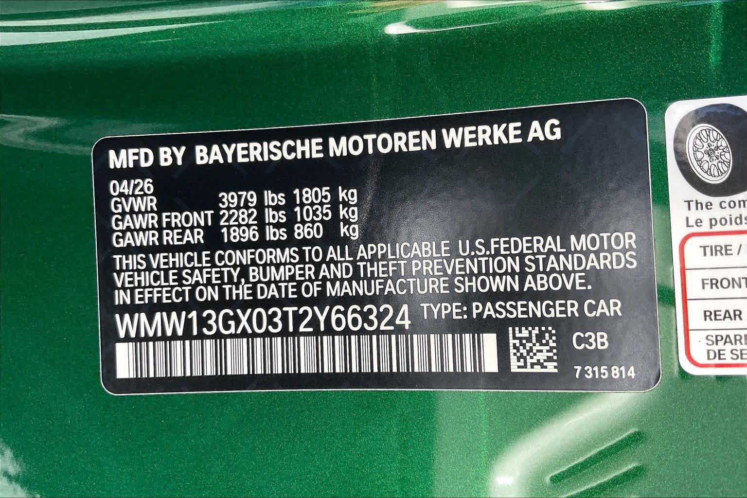 Used 2026 British Racing Green IV Metallic MINI Cooper image 35