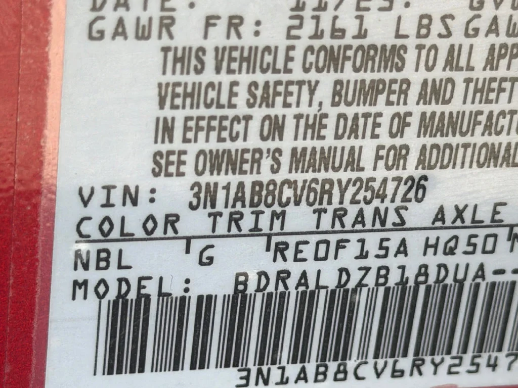 Used 2024 Red Nissan SV image 31