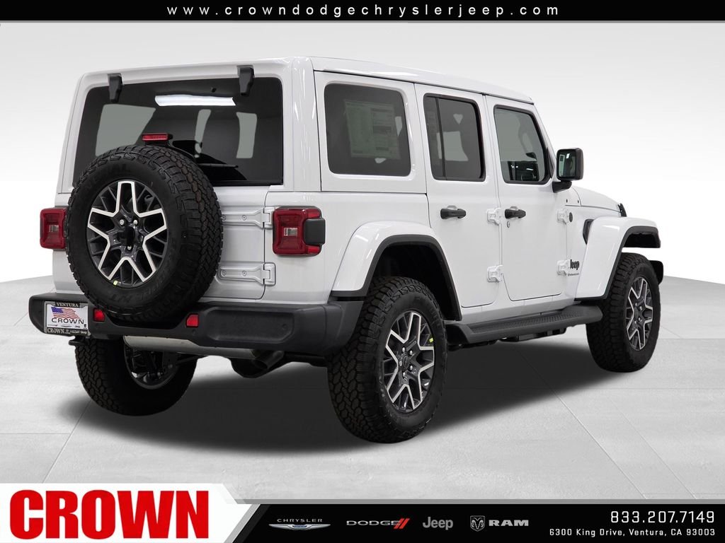 New 2026 Bright White Clear-Coat Exterior Paint Jeep Sahara image 5