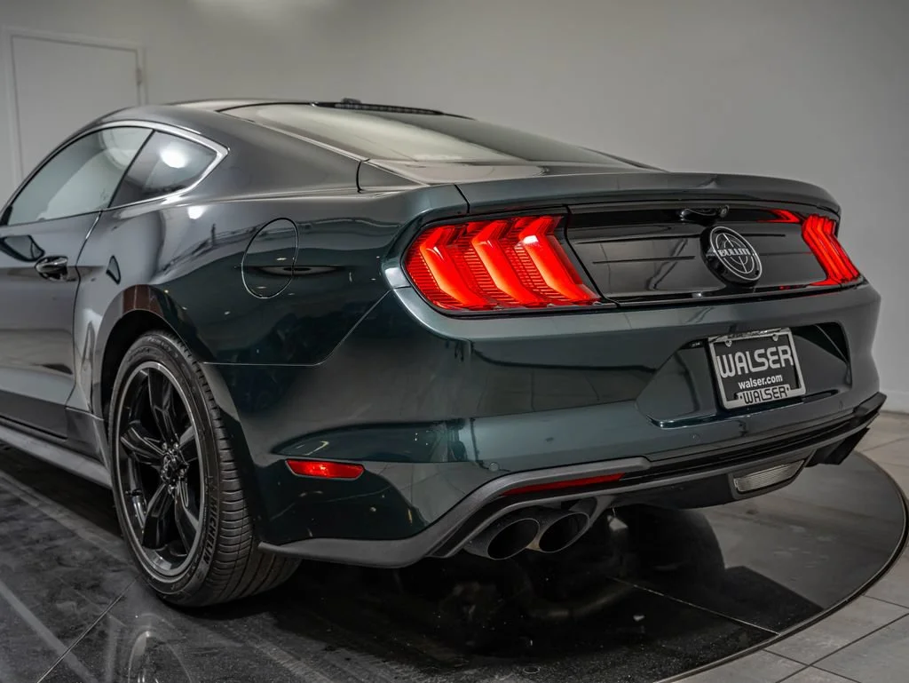 Used 2019 Dark Highland Green Metallic Ford Bullitt image 19