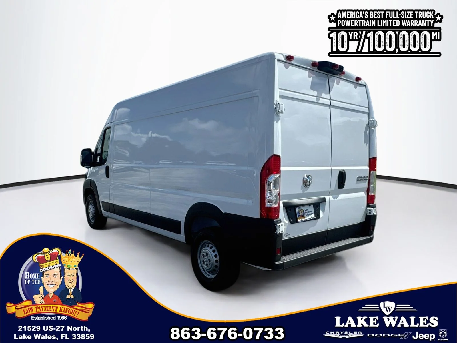 New 2026 Bright White Clear-Coat Exterior Paint RAM  image 4