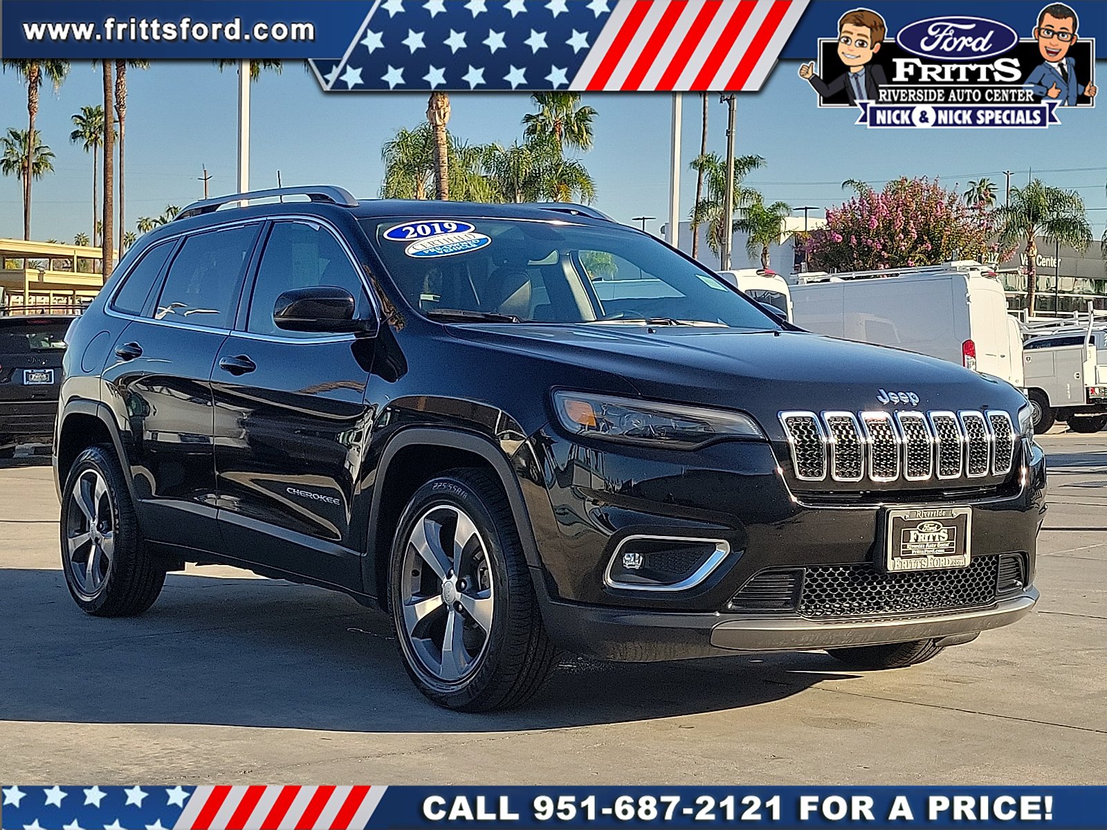 Certified Used 2019 Diamond Black Jeep Limited FWD image 20