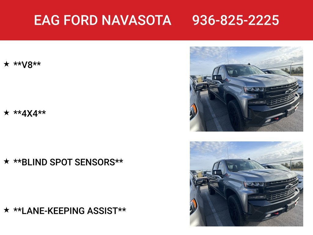 Used 2022 Satin Steel Metallic Chevrolet LT Trail Boss image 3