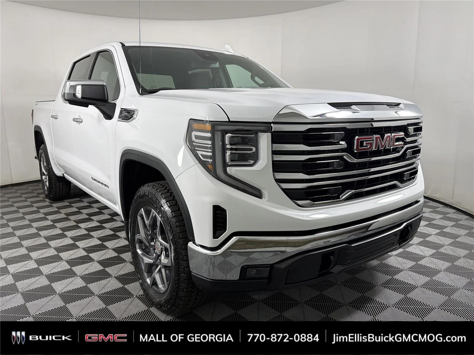 New 2026 Summit White GMC SLT image 1