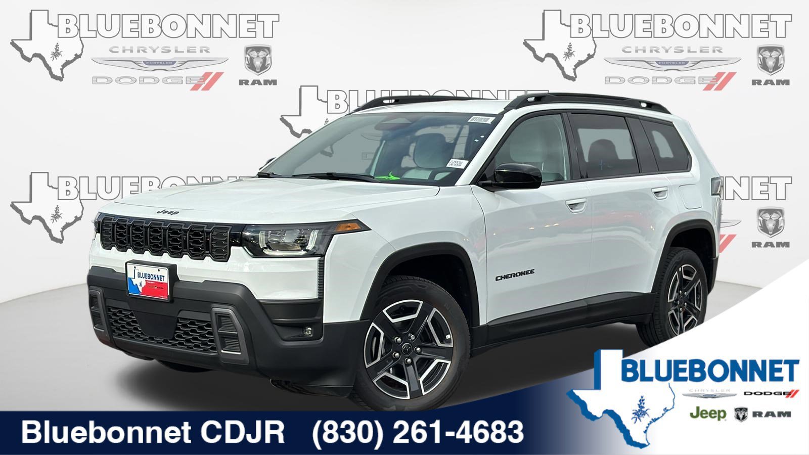 New 2026 Bright White Clear-Coat Exterior Paint Jeep Laredo image 1