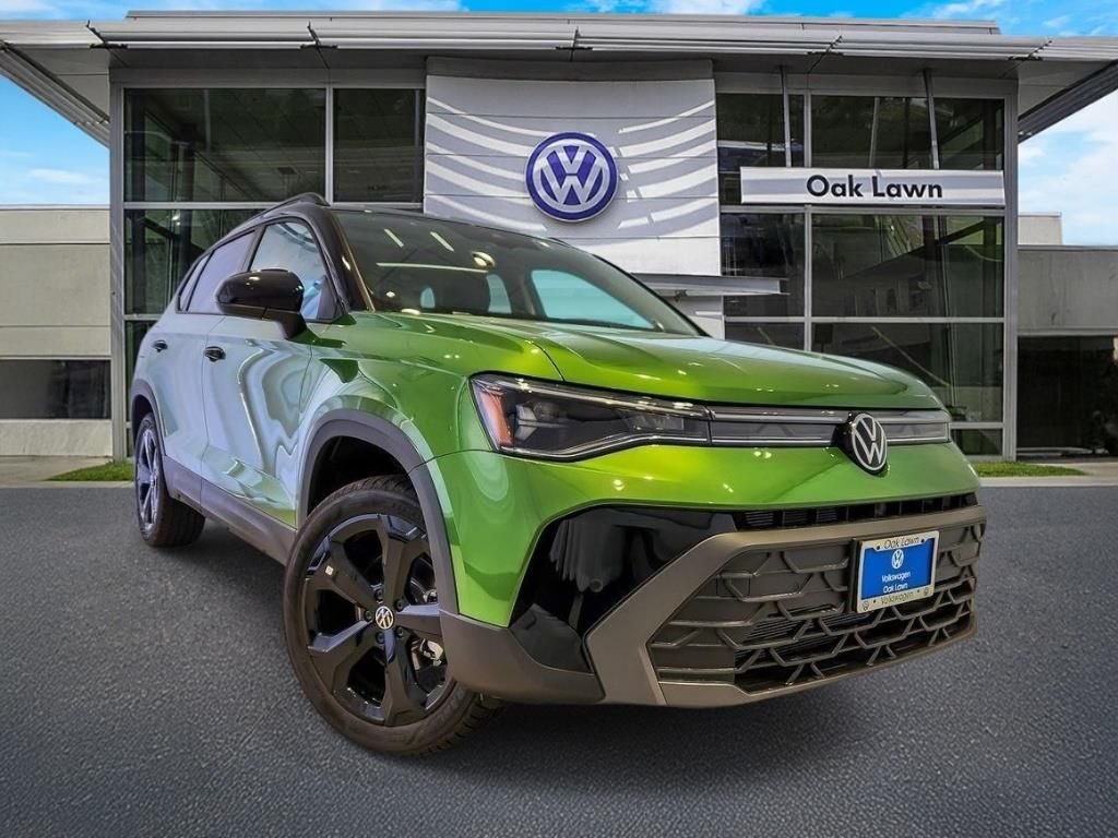 New 2026 Bright Moss Green W/Deep Black Roof Volkswagen 1.5T SE Black image 1