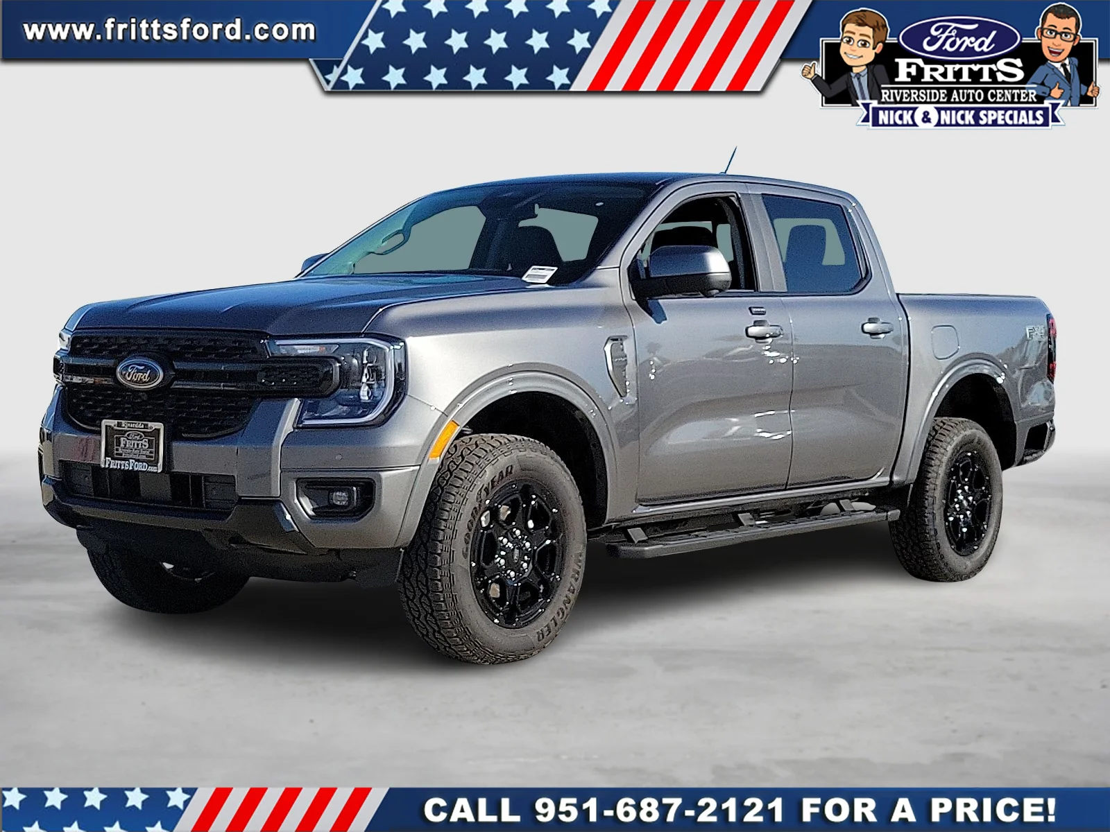 New 2026 Carbonized Gray Metallic Ford Lariat® image 1