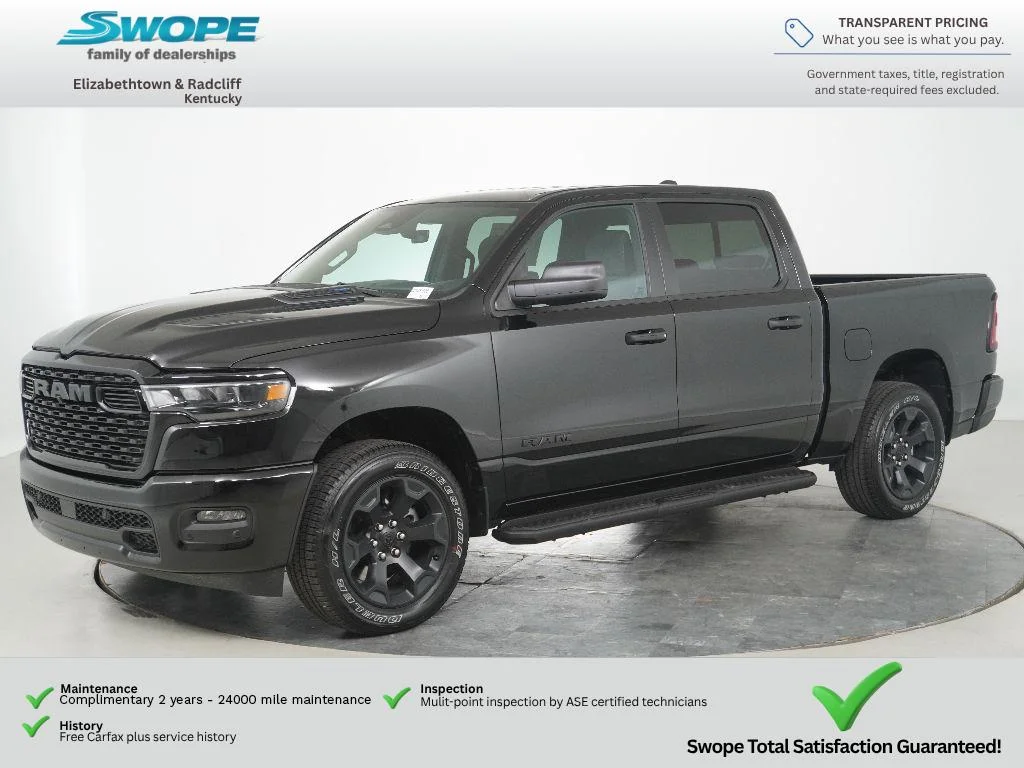 New 2026 Diamond Black Crystal Pearl-Coat Exterior Paint RAM Express image 7