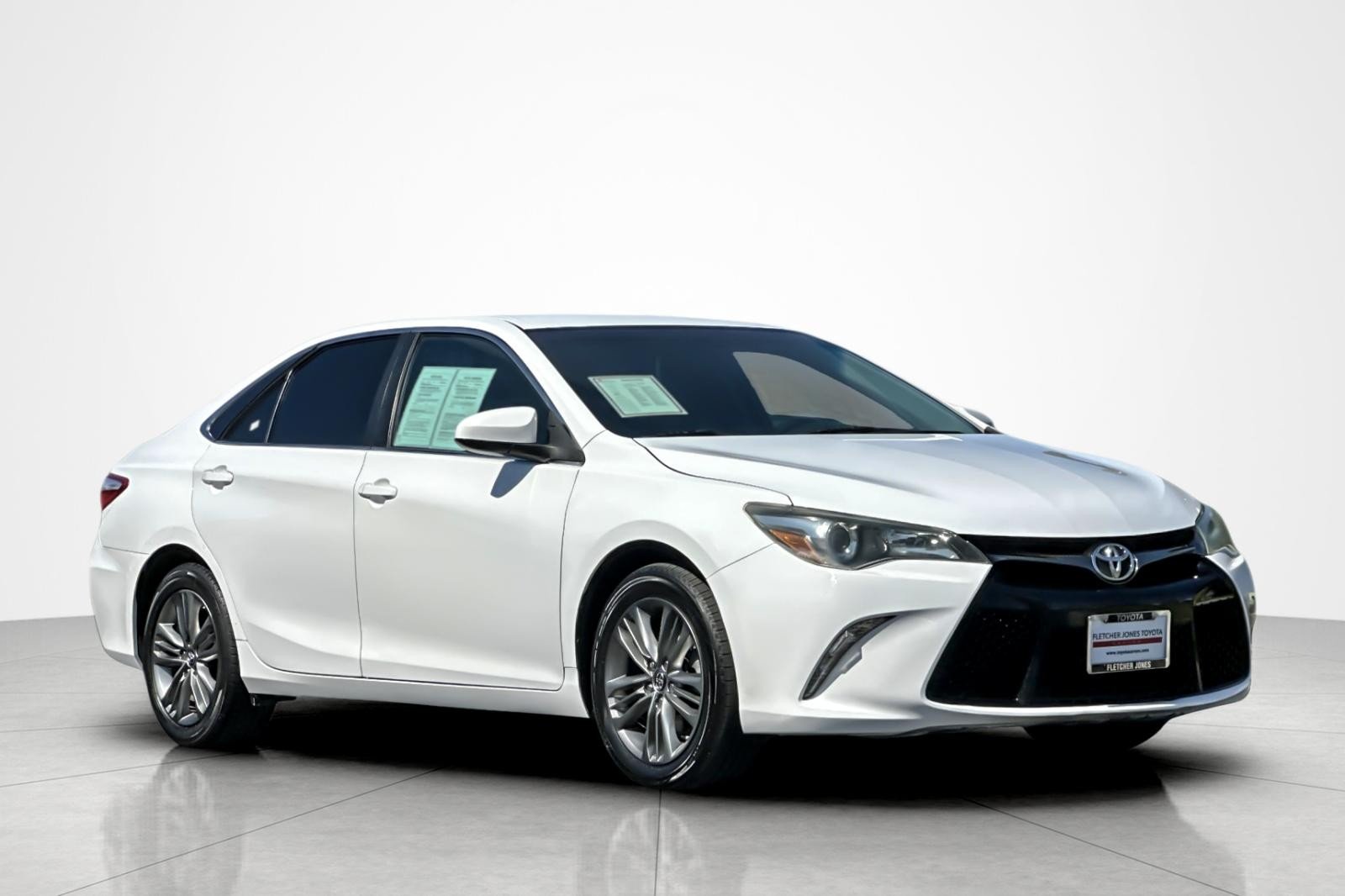 Certified Used 2016 Super White Toyota SE image 7