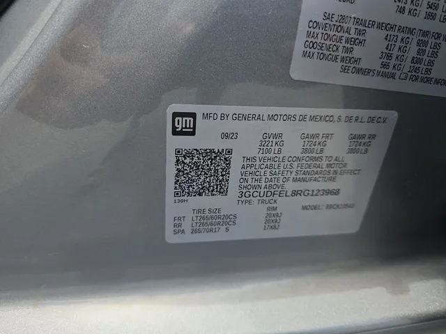 Used 2024 Gray Chevrolet LT Trail Boss image 36