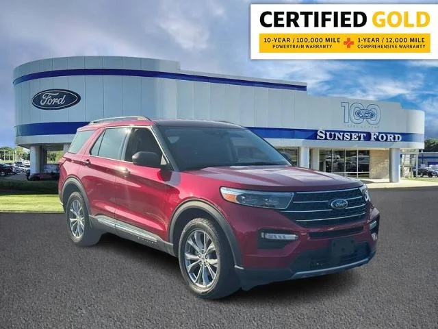 Used 2021 Rapid Red Metallic Tinted Clearcoat Ford  image 1