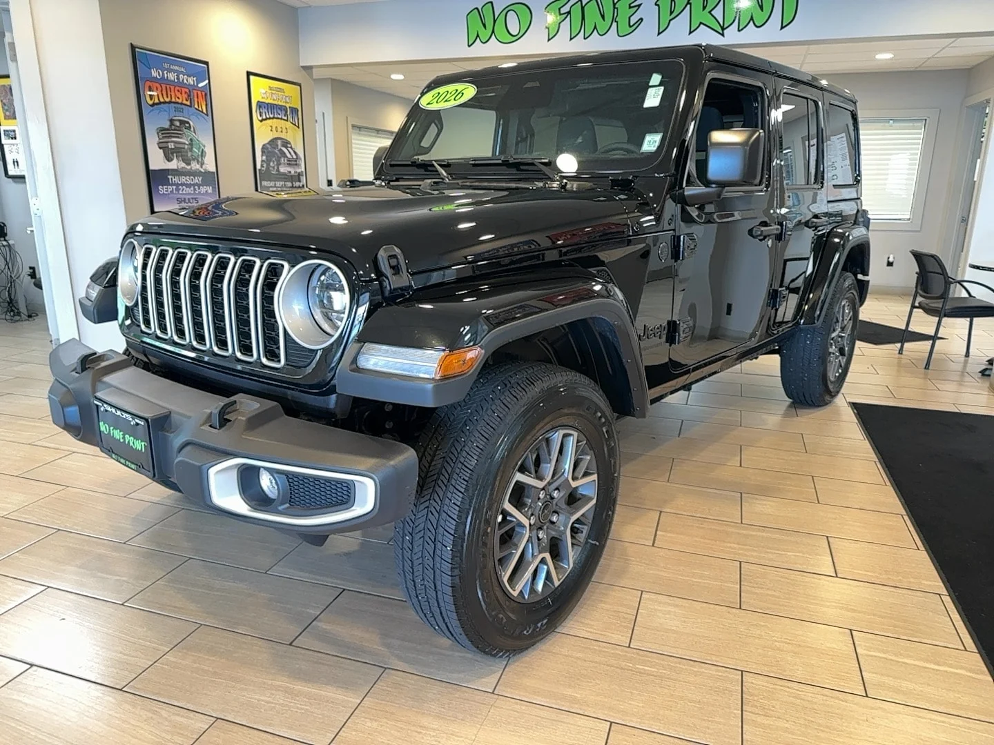 Used 2026 Black Clearcoat Jeep Sahara image 3