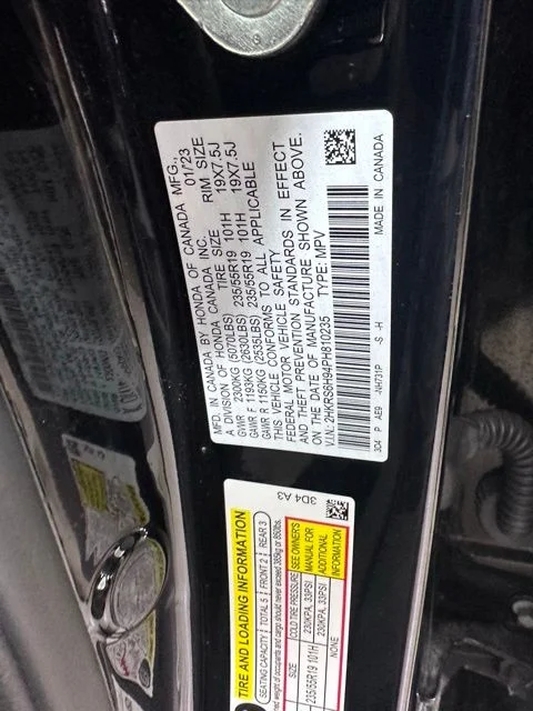 Used 2023 Black Honda Sport Touring image 34