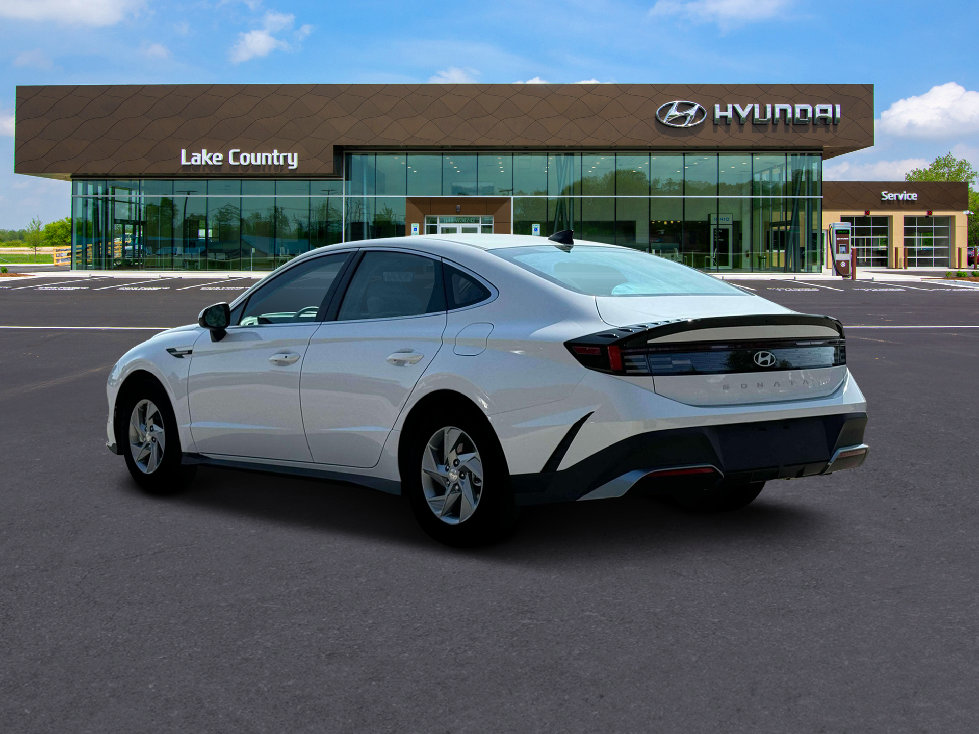 New 2025 White Hyundai SE image 5