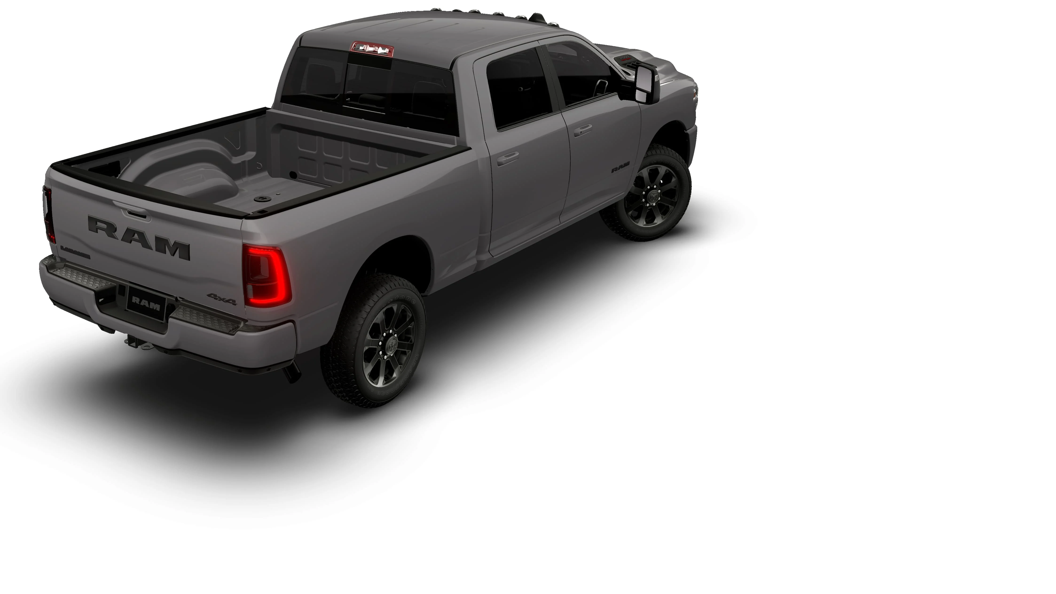 New 2026 Ceramic Gray Clear-Coat Exterior Paint RAM Laramie image 2