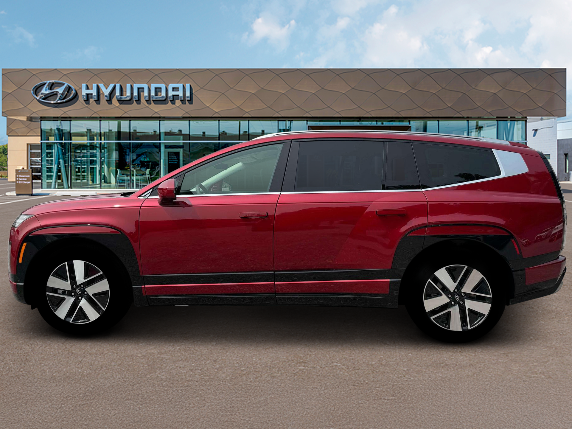 New 2026 Red Hyundai SEL image 3