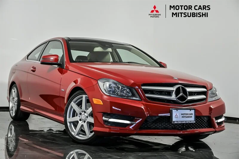 Used 2012 Mars Red Mercedes-Benz C 350 4MATIC® image 1
