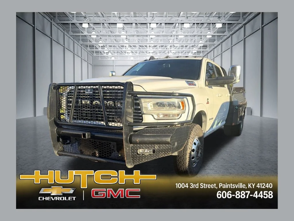 Used 2021 White Ram Laramie Crew Cab 4x4 8
